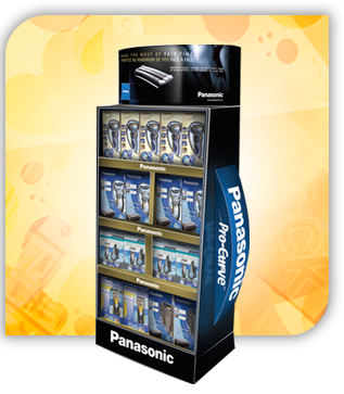 Panasonic : Grab a shopper’s attention within a crowded retail environment and convert that shopper to a buyer.