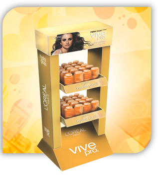 Vive Pro - Temporary Point of Purchase (POP) displays. Short but vibrant life, perfect for product launches or rebranding, designed for maximum value and specific shopper targeting.